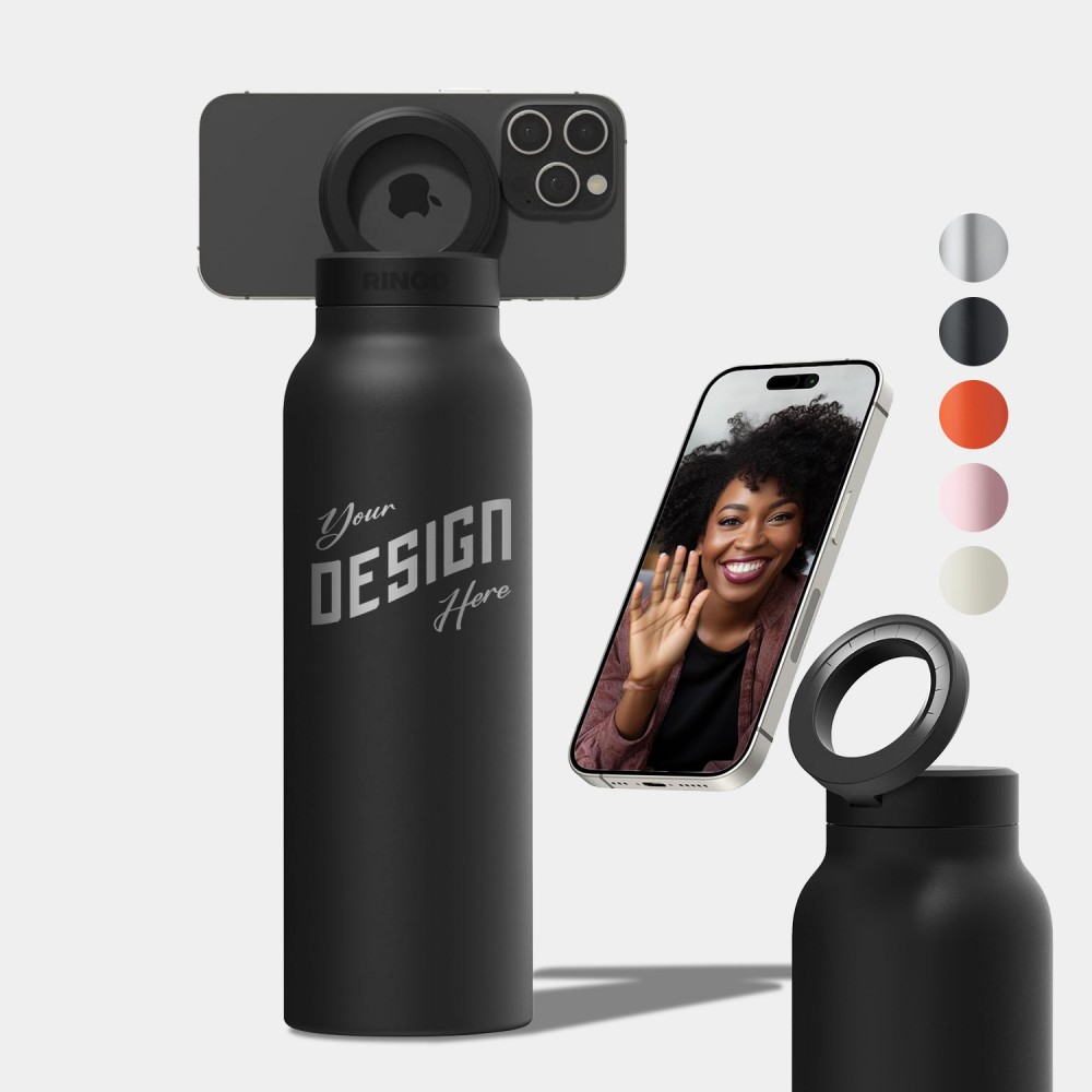Promotional 24 oz RINGO Stainless Steel Vacuum Insulated MagSafe Water Bottle Promotional 24 oz RINGO Stainless Steel Vacuum Insulated MagSafe Water Bottle