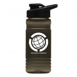 Logo Branded 20 Oz. Upcycle Rpet Bottle w/Drink Thru Lid