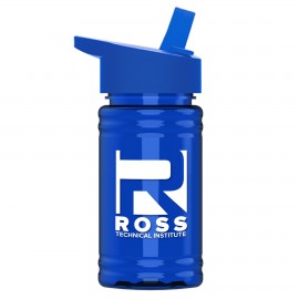 Custom 16 Oz. Upcycle Rpet Sports Bottle w/Flip Straw Lid