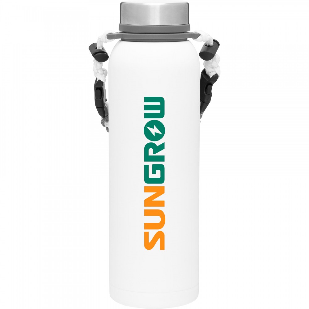 Logo Branded 32 oz h2go Pine (Matte White)