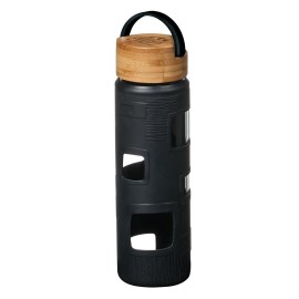 Logo Branded Astral Bottle w/Black Lid - 22oz  Logo Branded Astral Bottle w/Black Lid - 22oz