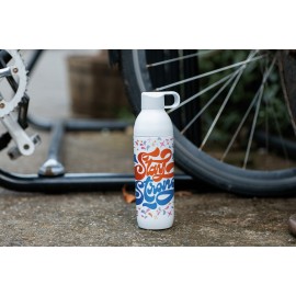 Solarix 600mL Bottle - White with Logo  Solarix 600mL Bottle - White with Logo