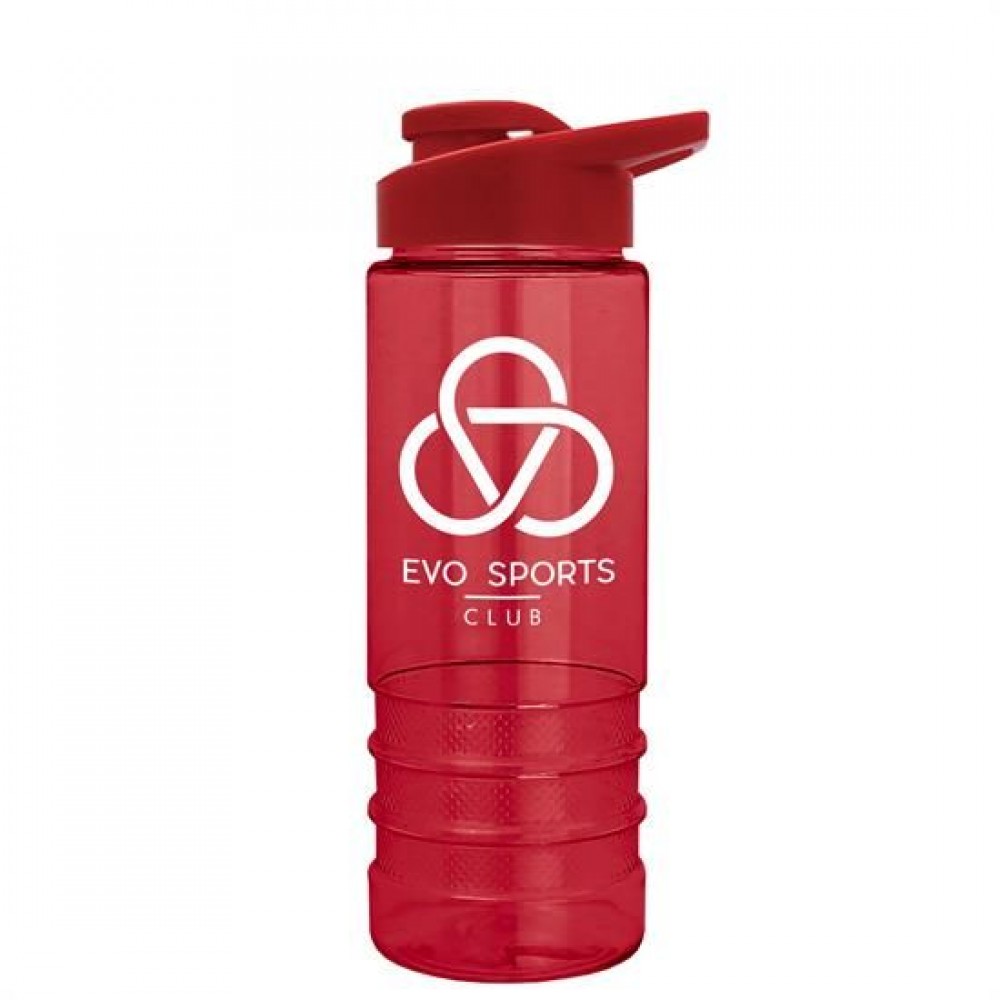 Customized 24 Oz. Salute Sports Bottle w/Drink Thru Lid