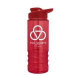 Customized 24 Oz. Salute Sports Bottle w/Drink Thru Lid