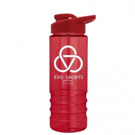 Customized 24 Oz. Salute Sports Bottle w/Drink Thru Lid