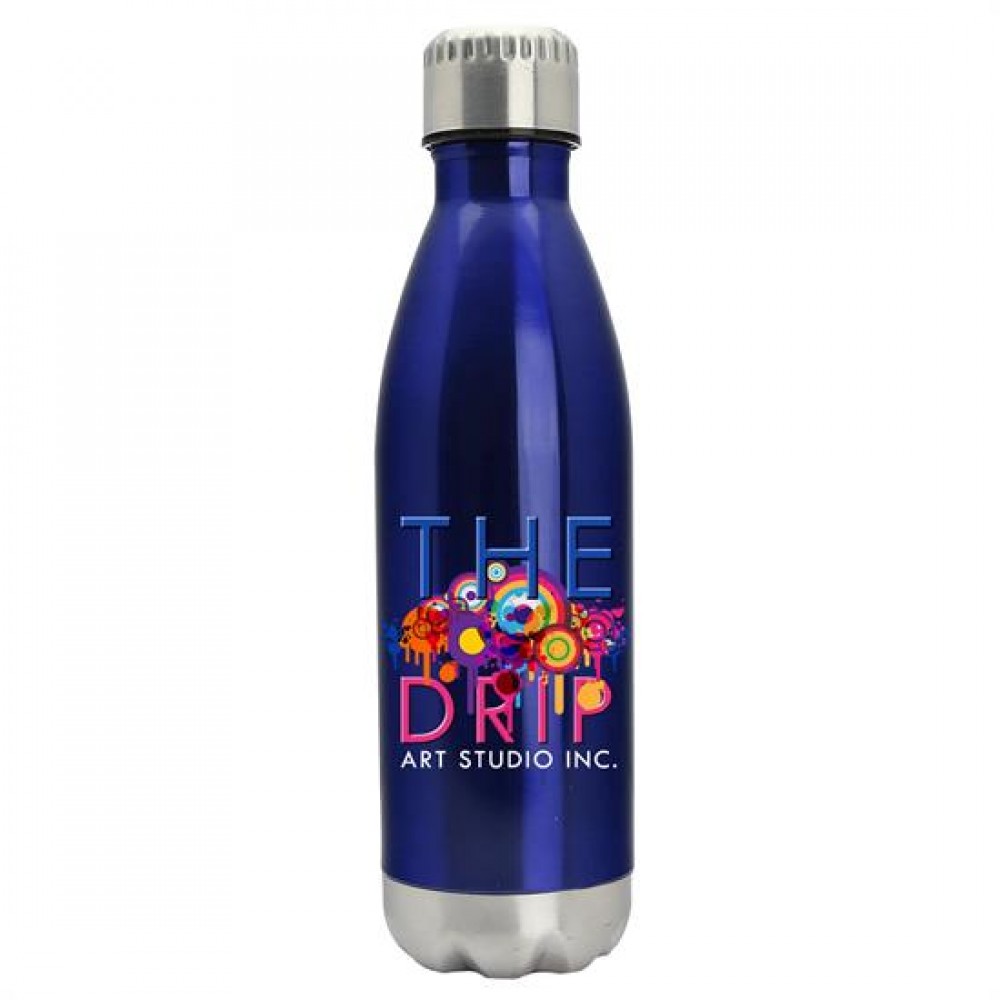 Kula - 17 Oz. Stainless Steel Bottle - Digital with Logo