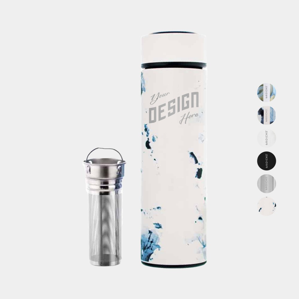 Custom 15 oz. GROSCHE CHICAGO Travel Infuser Bottle