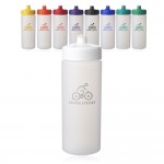 Frosted Plastic Water Bottles 20 oz with Logo