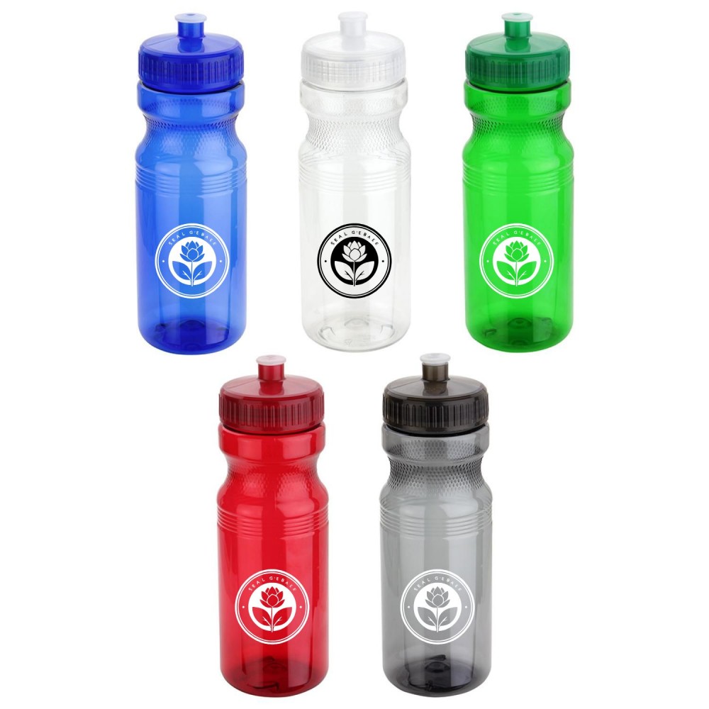 Customized 24 Oz. Eco-Polyclear Bike/ Fitness Bottle