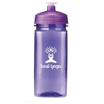 Customized 16 Oz. PolySure Squared Up Sports Water Bottle