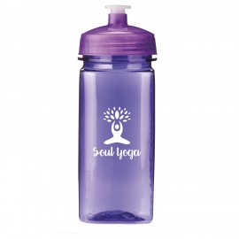 Customized 16 Oz. PolySure Squared Up Sports Water Bottle