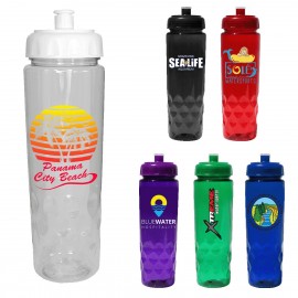 Logo Branded 24 oz. Oceanworks PET Bottle with Push 'n Pull Cap (Full Color Digital)  Logo Branded 24 oz. Oceanworks PET Bottle with Push