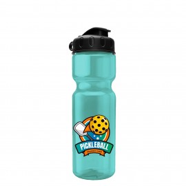 Logo Branded 28 Oz. Transparent Sports Bottle w/Flip Top Lid - Digital Imprint  Logo Branded 28 Oz. Transparent Sports Bottle w/Flip Top Lid - Digital Imprint