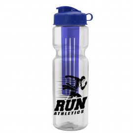 Customized 28 Oz. Long Infuser Sports Bottle w/Flip Lid