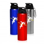 Sicilia Stainless Steel Sports Water Bottles 27 oz with Logo