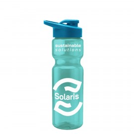 UpCycle - 28 Oz. Champion Transparent Sports Bottle with Drink Thru Lid with Logo
