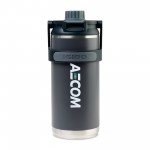 Igloo Twist 'n Chug Bottle - 36 Oz. - Carbonite with Logo
