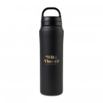 Personalized Aviana Rowan Recycled Water Bottle - 16 Oz. - Black