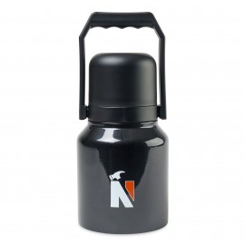 Heritage Supply Pro Thermos Bottle - 44 Oz. - Black Pearl with Logo