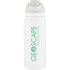 32 oz Owala Freesip - No Eta (Shy Marshmallow) with Logo