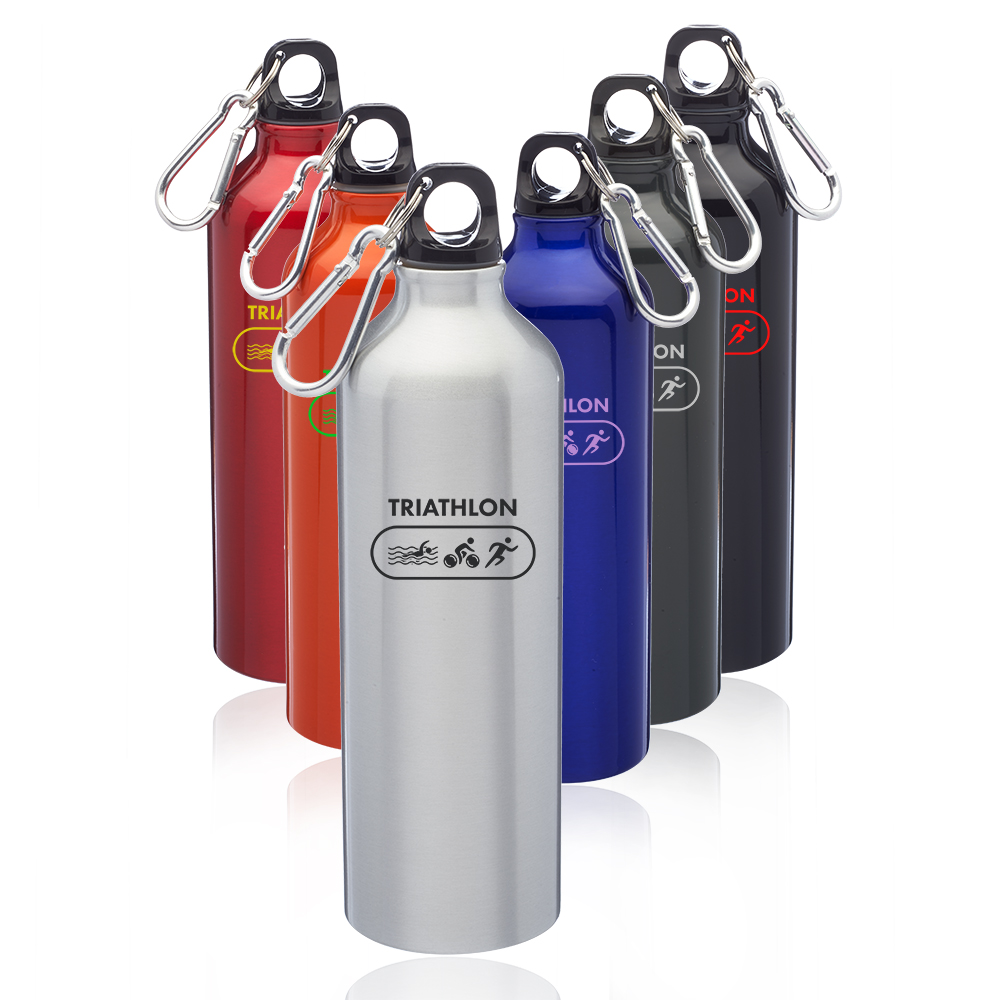 Aluminum Water Bottles - 24 oz with Logo