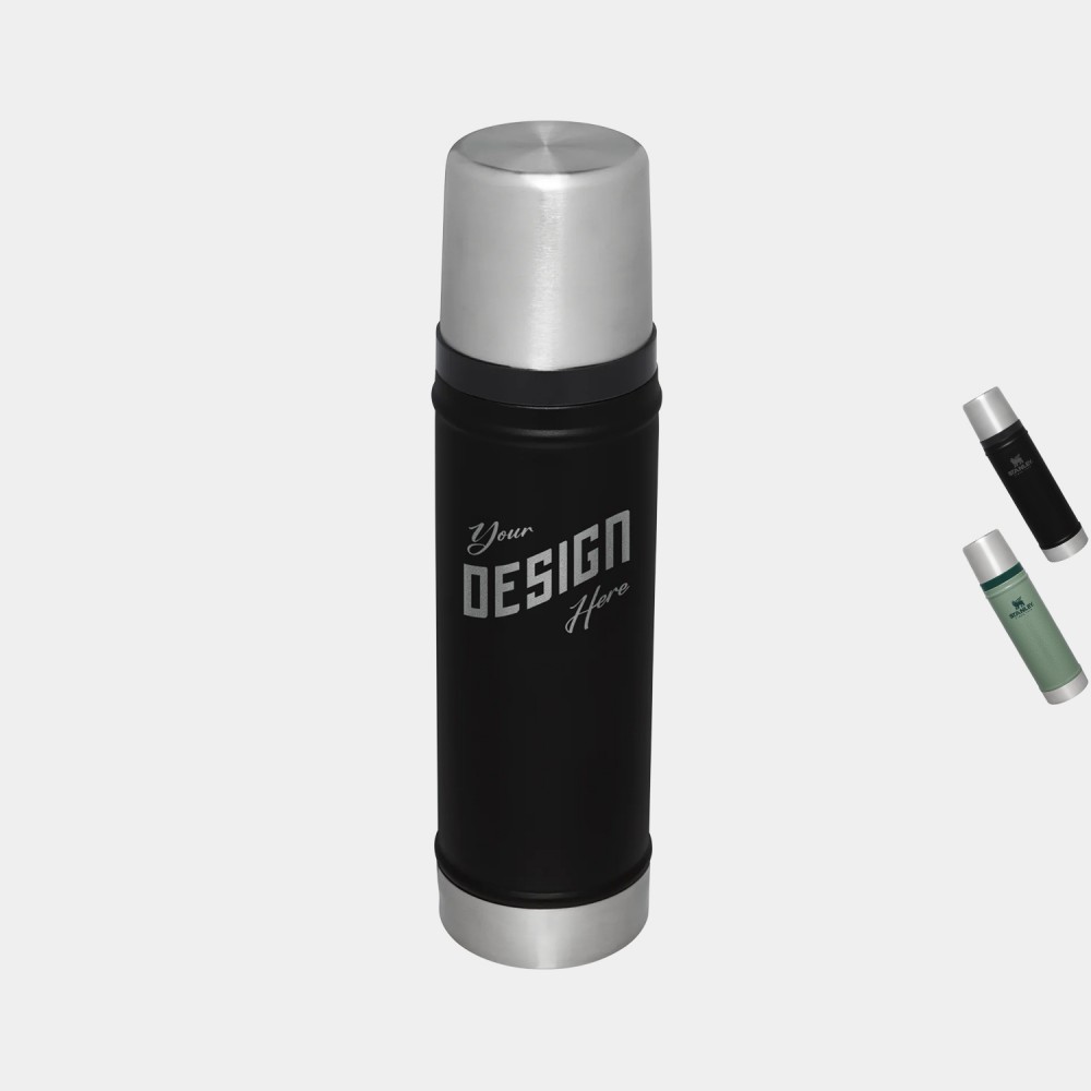 Logo Branded 20 oz Stanley Classic Legendary Stainless Steel Insulated Water Bottle