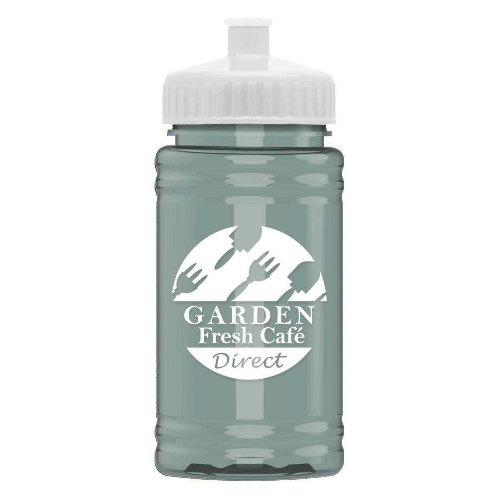 16 Oz. Upcycle Mini Rpet Bottle w/Push Pull Lid with Logo