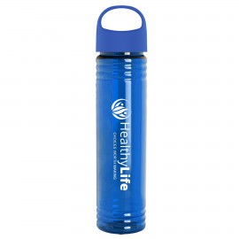 Logo Branded The Adventure - 32 Oz. Transparent Bottle With Oval Crest Lid Made With Tritan Renew  Logo Branded The Adventure - 32 Oz. Transparent Bottle With Oval Crest Lid Made With Tritan Renew