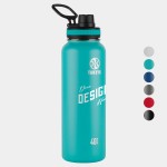40 oz Takeya Stainless Steel Insulated Originals Water Bottle w/ Spout Lid with Logo