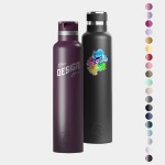 26 oz RTIC Leak-Resistant Ceramic Lined Journey Water Bottle w/ Straw Lid with Logo