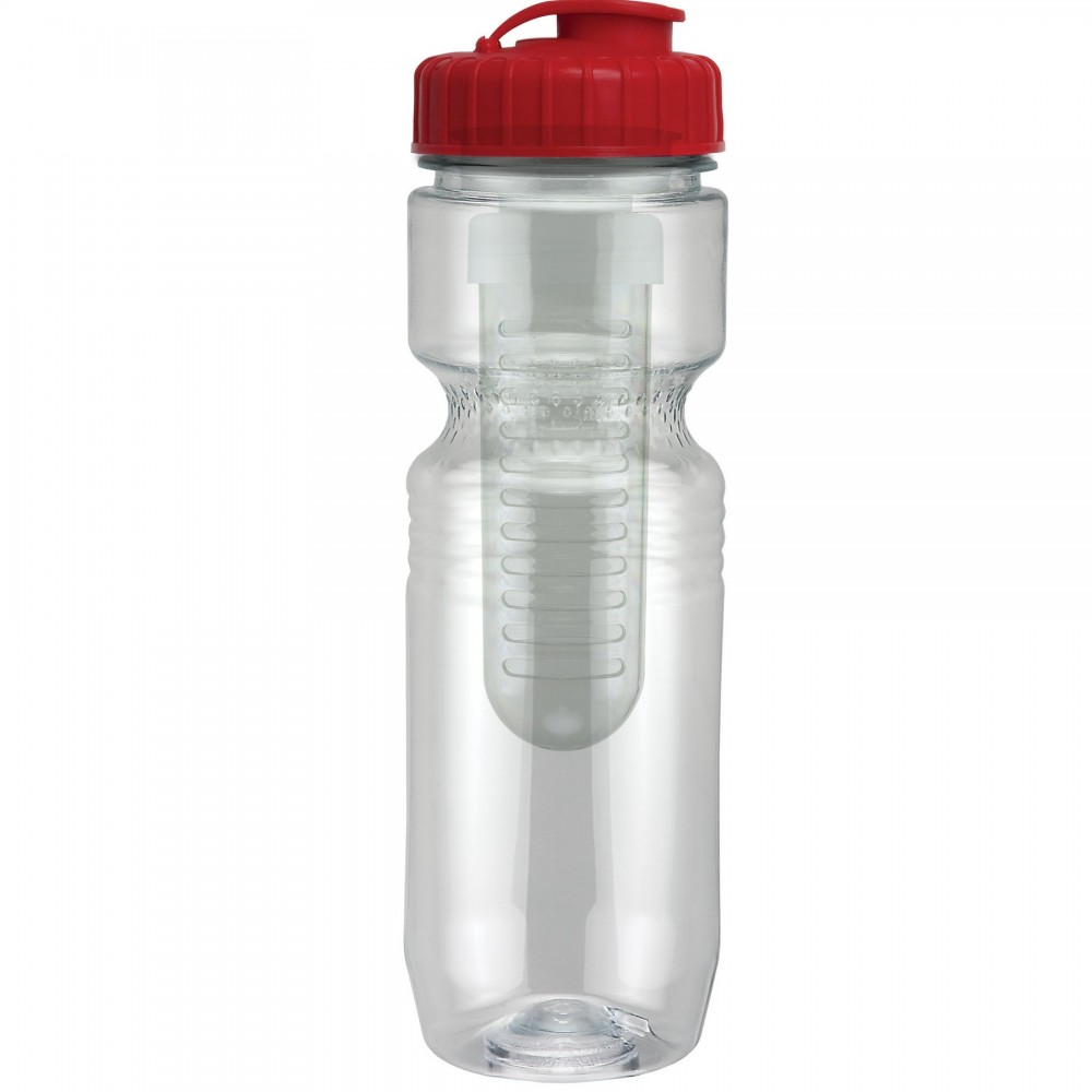 26 Oz Translucent Jogger Bottle with Infuser with Logo 26 Oz Translucent Jogger Bottle with Infuser with Logo