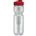26 Oz Translucent Jogger Bottle with Infuser with Logo
