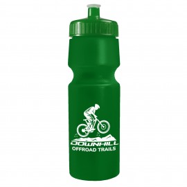 Logo Branded The Venture - 24 oz. Circular Bike Bottle with Push pull lid  Logo Branded The Venture - 24 oz. Circular Bike Bottle with Push pull lid