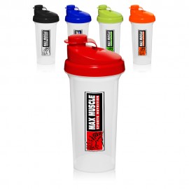 Plastic Shaker Bottles 25 oz with Logo