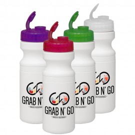 Custom Bike Water Bottles with Flip Top 24 oz