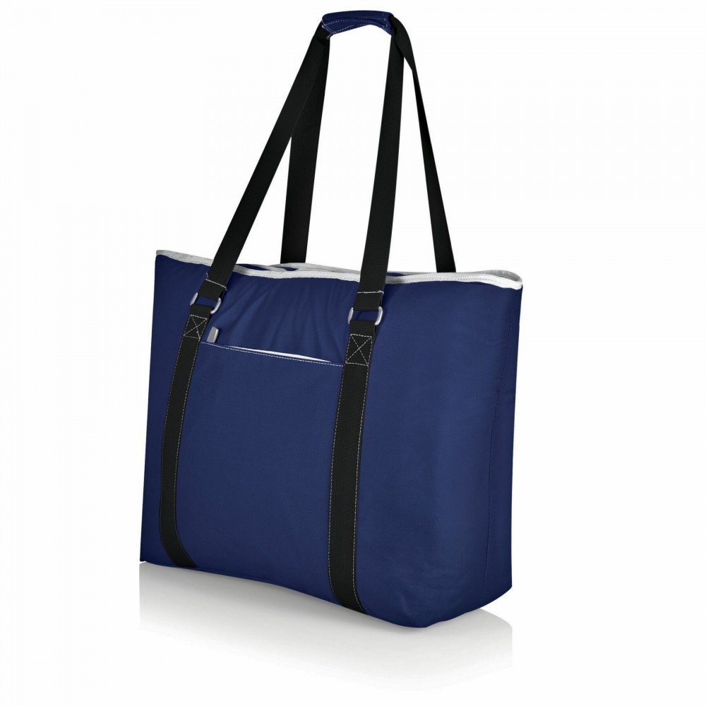 Tahoe Canvas Cooler Tote w/Zipper Pocket with Logo