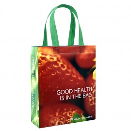 Full-Color Laminated Non-Woven Gift Bag 9"x12"x4" with Logo  Full-Color Laminated Non-Woven Gift Bag 9"x12"x4" with Logo