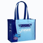 Custom Full-Color Laminated Non-Woven Promotional Tote Bag 11.5"x9.5"x5.5" with Logo