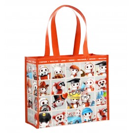 Custom Custom Full-Color Laminated Non-Woven Promotional Tote Bag 12.5"x9"x5"