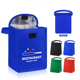 Personalized Thermal Non-Woven Lunch Cooler Tote Bag