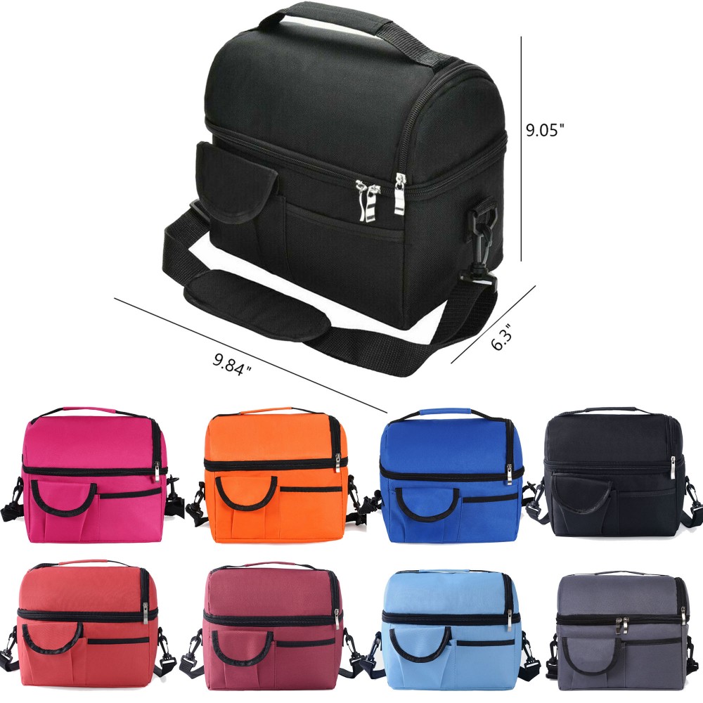 Dual Duty Lunch Cooler bag with Logo Dual Duty Lunch Cooler bag with Logo