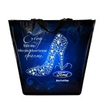Custom 120g Laminated Non-Woven PP Tote Bag 15"x16"x4" with Logo