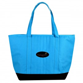 Logo Branded Custom 600D Insulated Cooler Bag w/Embroidery Decoration 21.5"x14"x7"