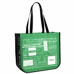 Personalized Custom Full-Color Laminated Non-Woven Round Cornered Promotional Tote Bag16"x14"x6"