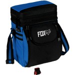 Logo Branded Premium 600D Insulated 12 Pack Cooler Bag w/ 2 Front Pockets (10" x 12" x 6")