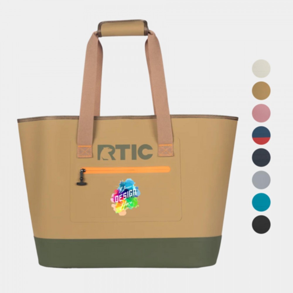 40L RTIC Waterproof Ultra Tough Tote Bag w/ Gusset 23.5" x 15" with Logo