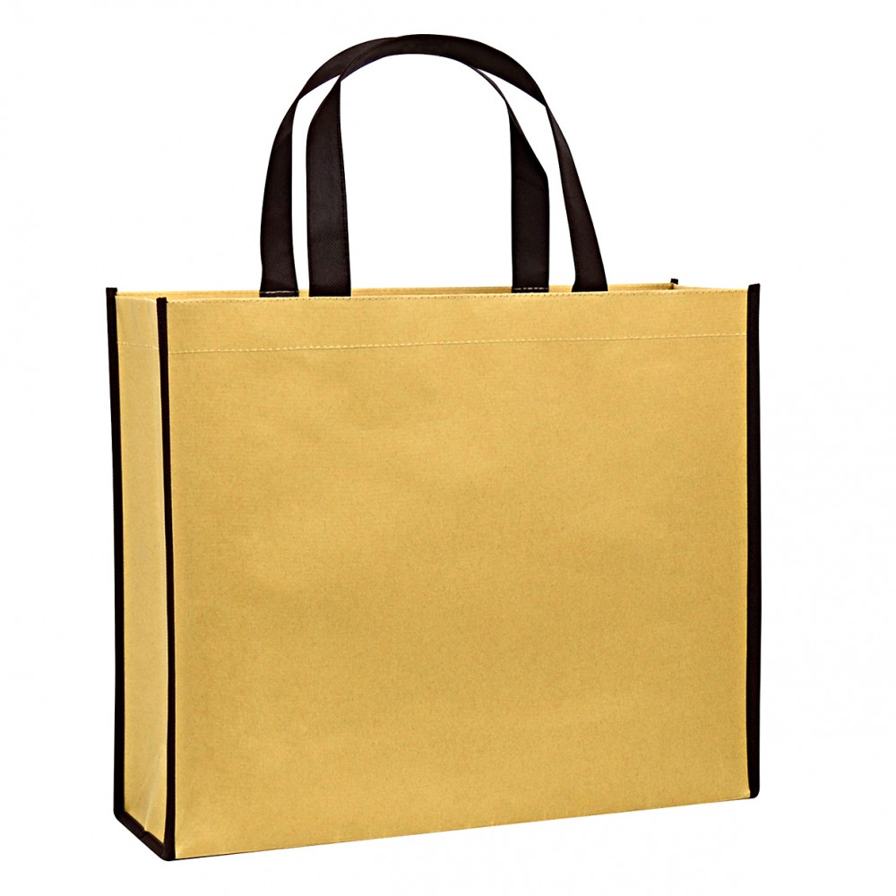 Custom 160g Laminated Woven PP Tote Bag 15"x14"x5" Custom 160g Laminated Woven PP Tote Bag 15"x14"x5"