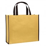 Custom 160g Laminated Woven PP Tote Bag 15"x14"x5"
