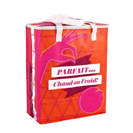 Promotional Custom 145g Laminated Woven Insulated Cooler Bag 13"x16"x7"  Promotional Custom 145g Laminated Woven Insulated Cooler Bag 13"x16"x7"