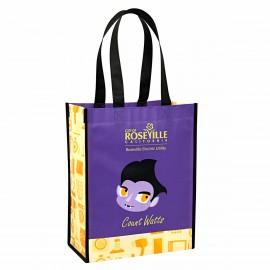 Promotional Custom Full-Color Laminated Non-Woven Promotional Tote Bag10"x13"x5"